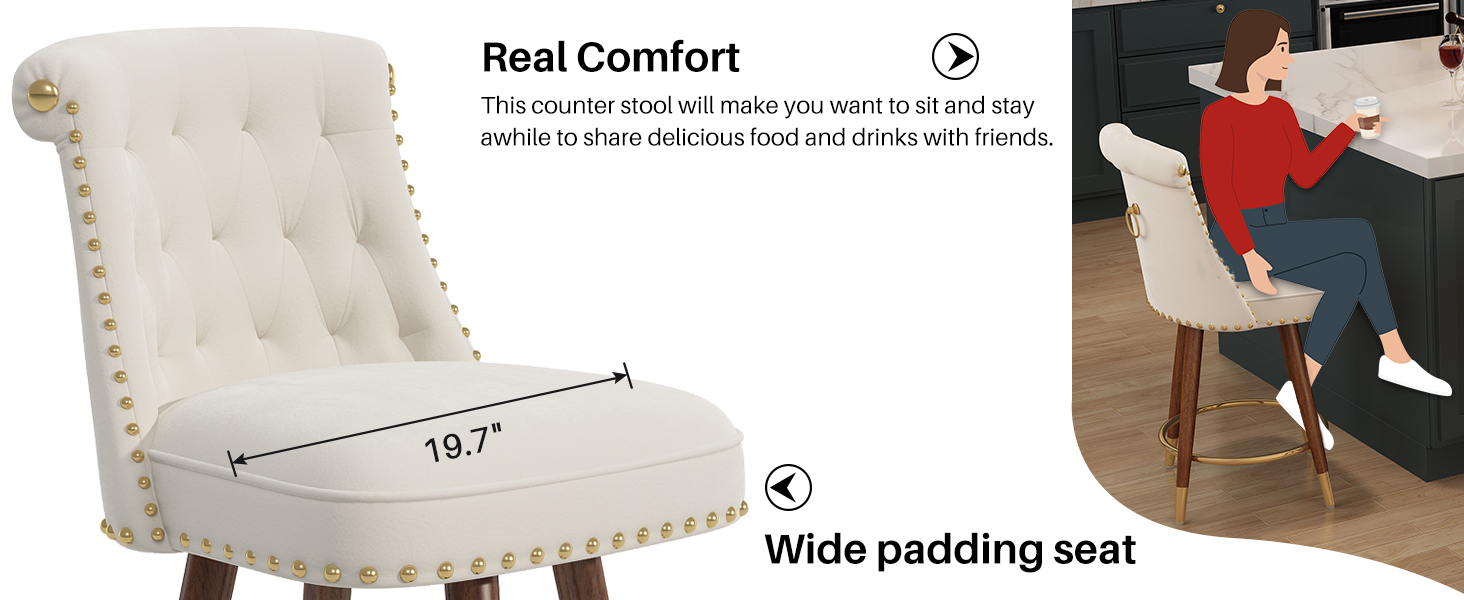 Upholstered Counter Stools