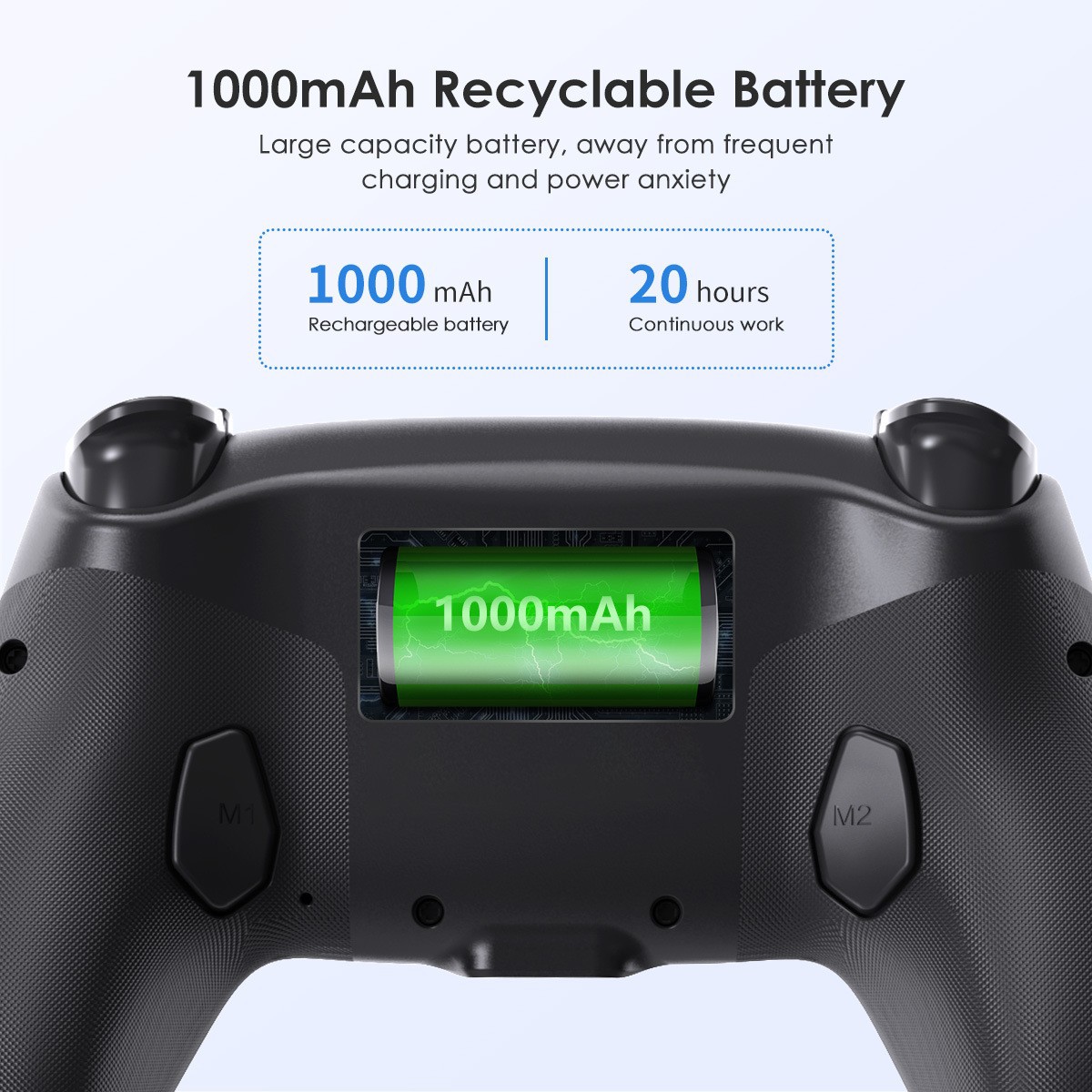 1000mAh high-capacity