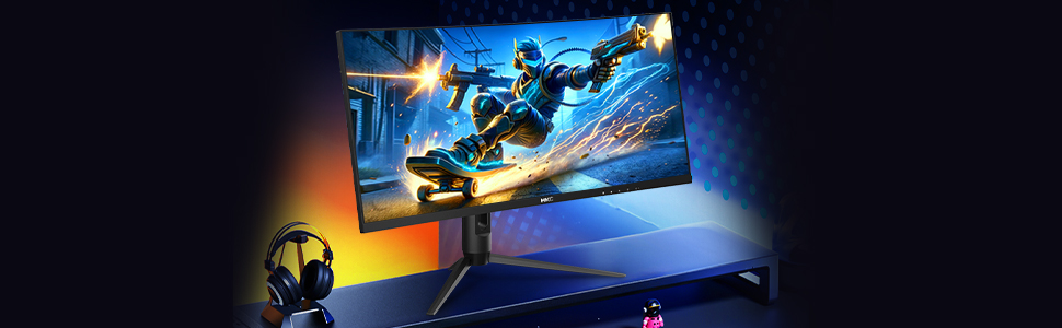 HKC CG345UK Curved Gaming Computer Monitor