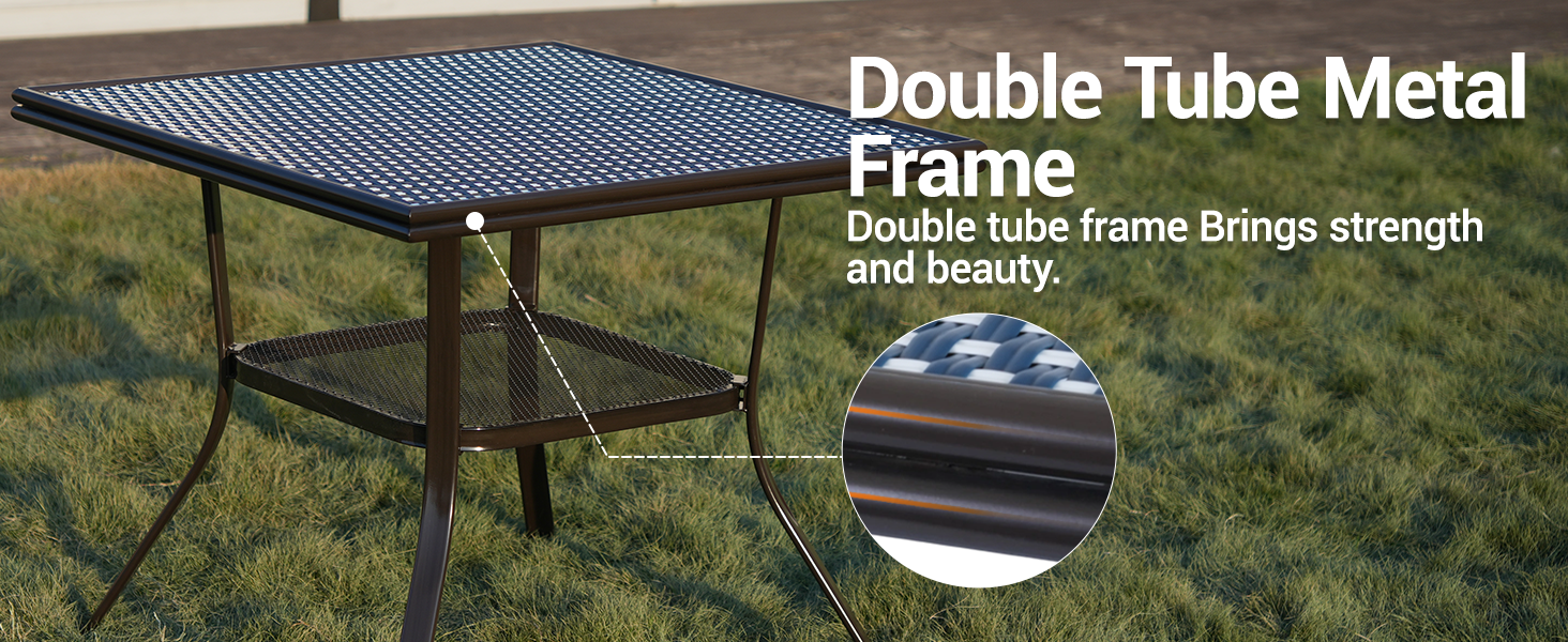 Frame Double Tube Metal