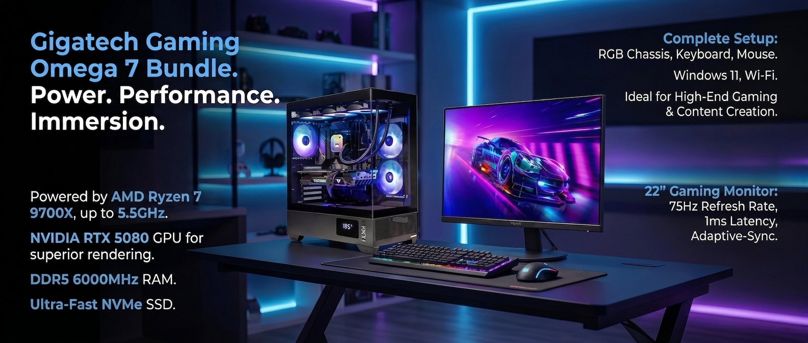 Gigatech Gaming Titan 7 specs