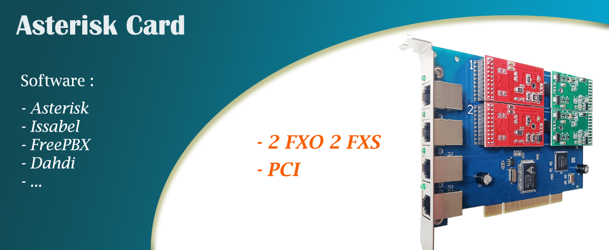 Asterisk card tdm410p