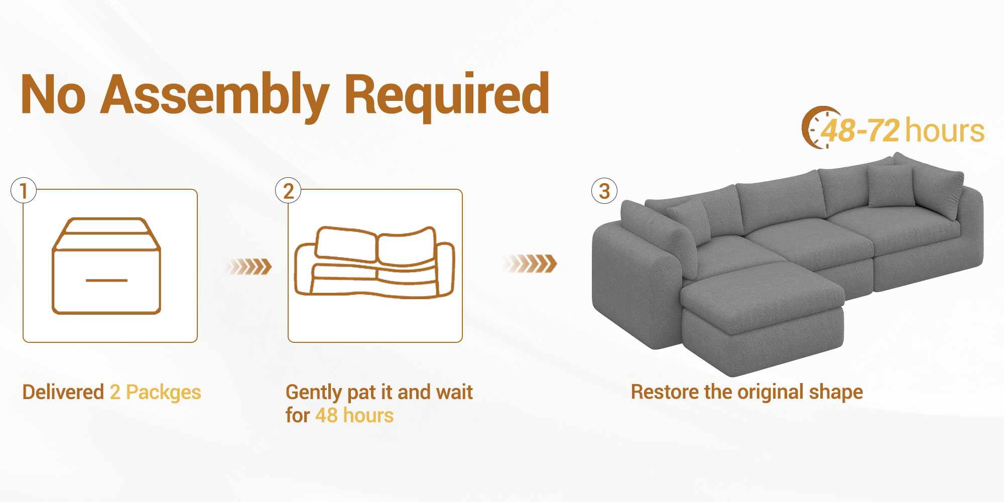 no assembly required