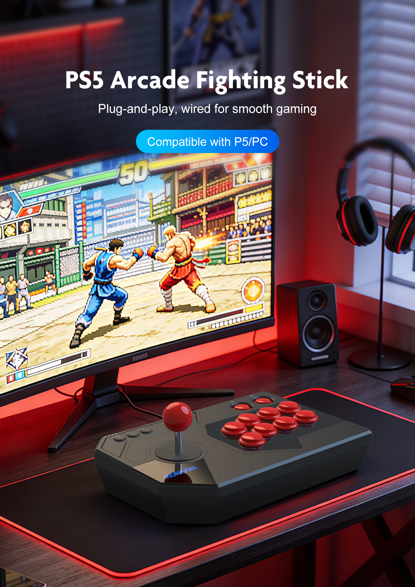 PS5 Arcade Fighting Stick