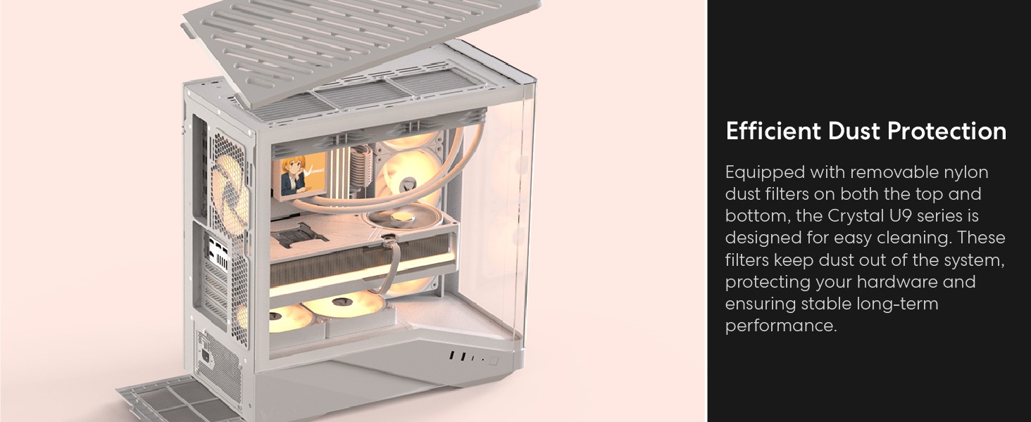 Formula V Line Crystal U9 Mid-Tower PC Case