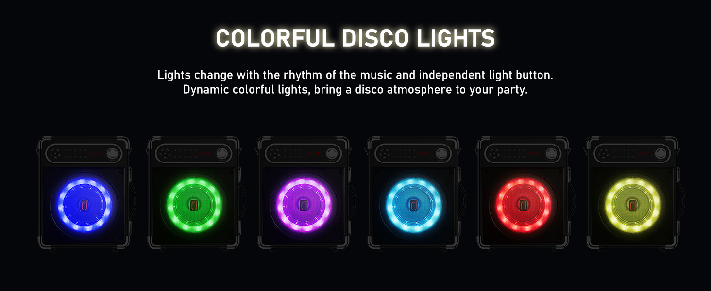 Colorful Disco Lights