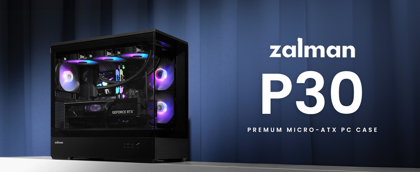 Zalman P30 Premium Panoramic mATX PC Case
