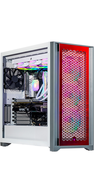 Velztorm The Wanderer Custom Art Design Gaming Desktop PC Red Edition