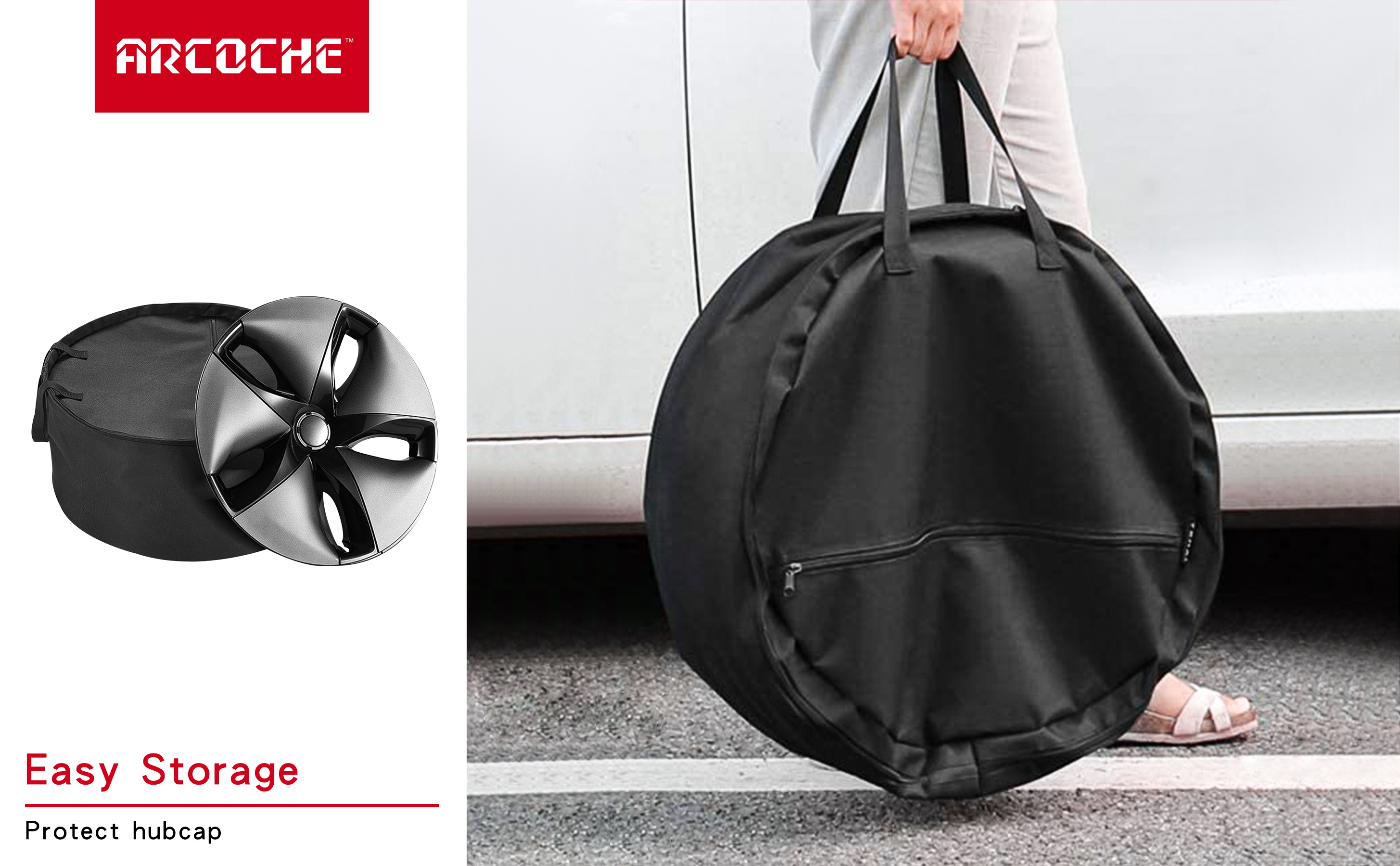 Tesla Model 3 Aero Wheel Cover Storage Carrying Bag