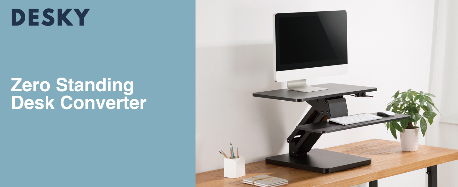 Desky Zero Standing Desk Converter