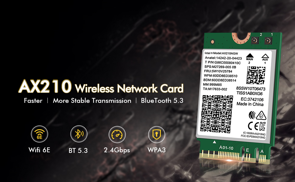 AX210NGW Wireless Network Card