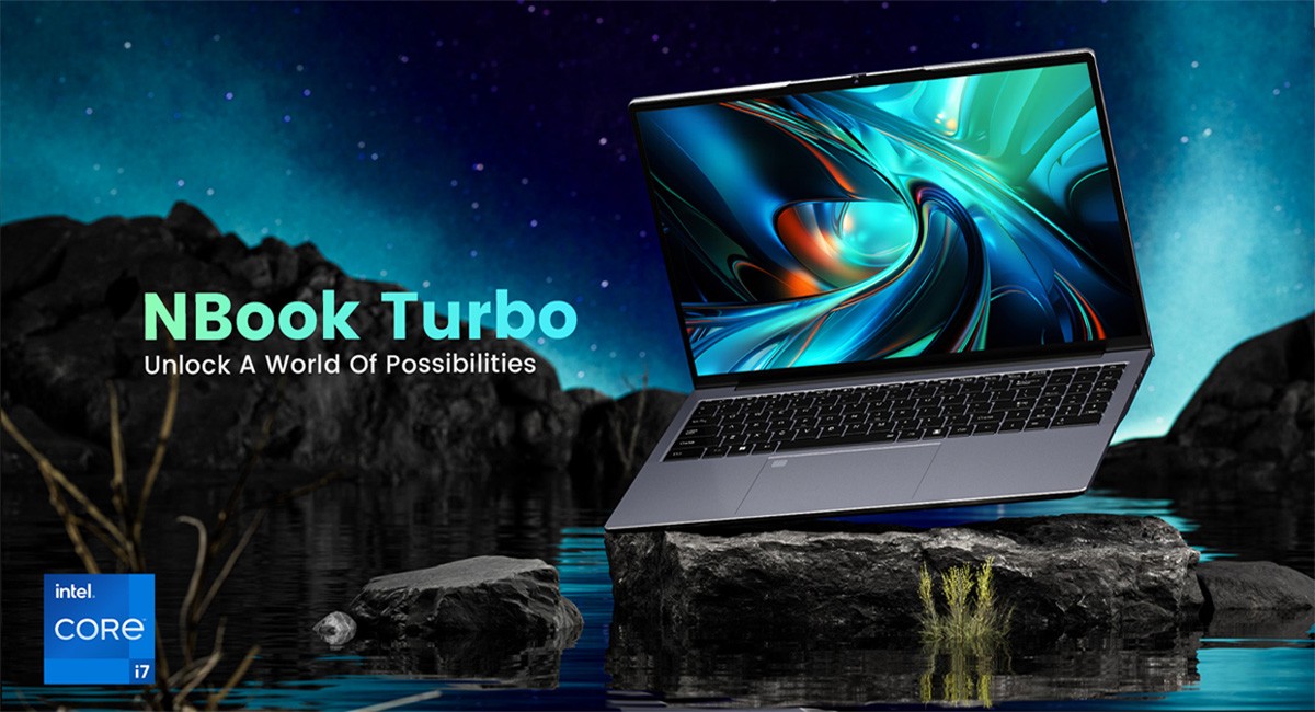 N-one Laptop Nbook Turbo 16 inch 16:10 2K Display, Intel Core i7
