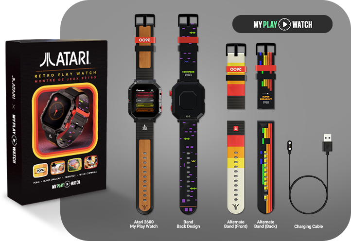 Atari 2600 Retro Gaming Smart Watch