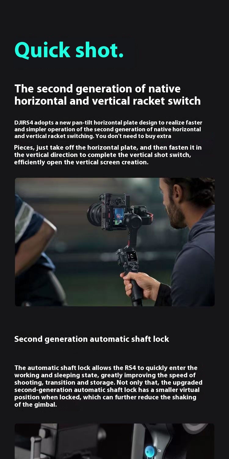DJI RS4Pro Detailed Description