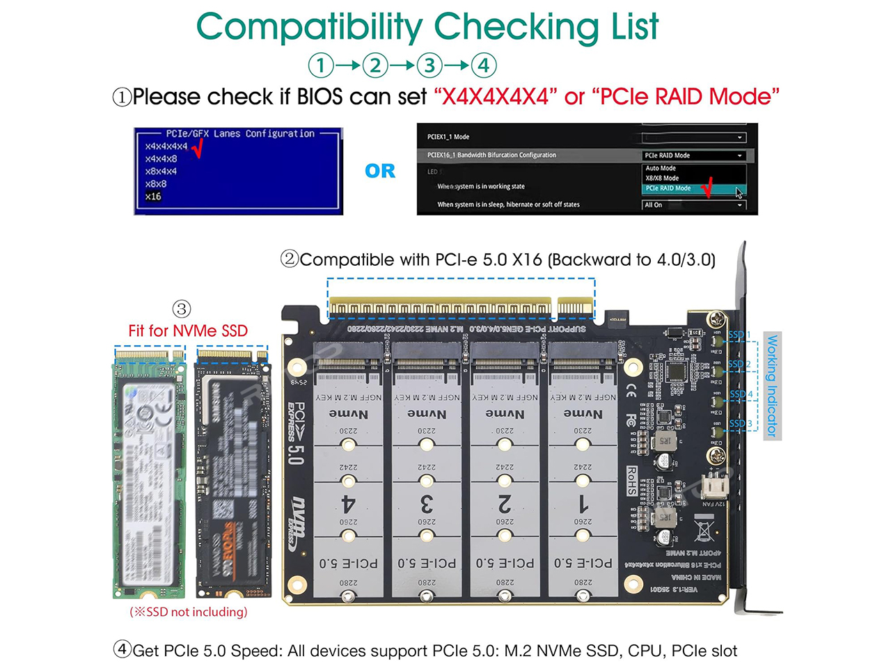 m.2 to pcie converter adapter