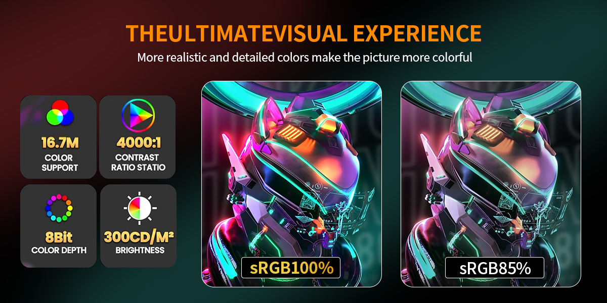 27-Inch 100Hz White Monitor with Speakers Introduction