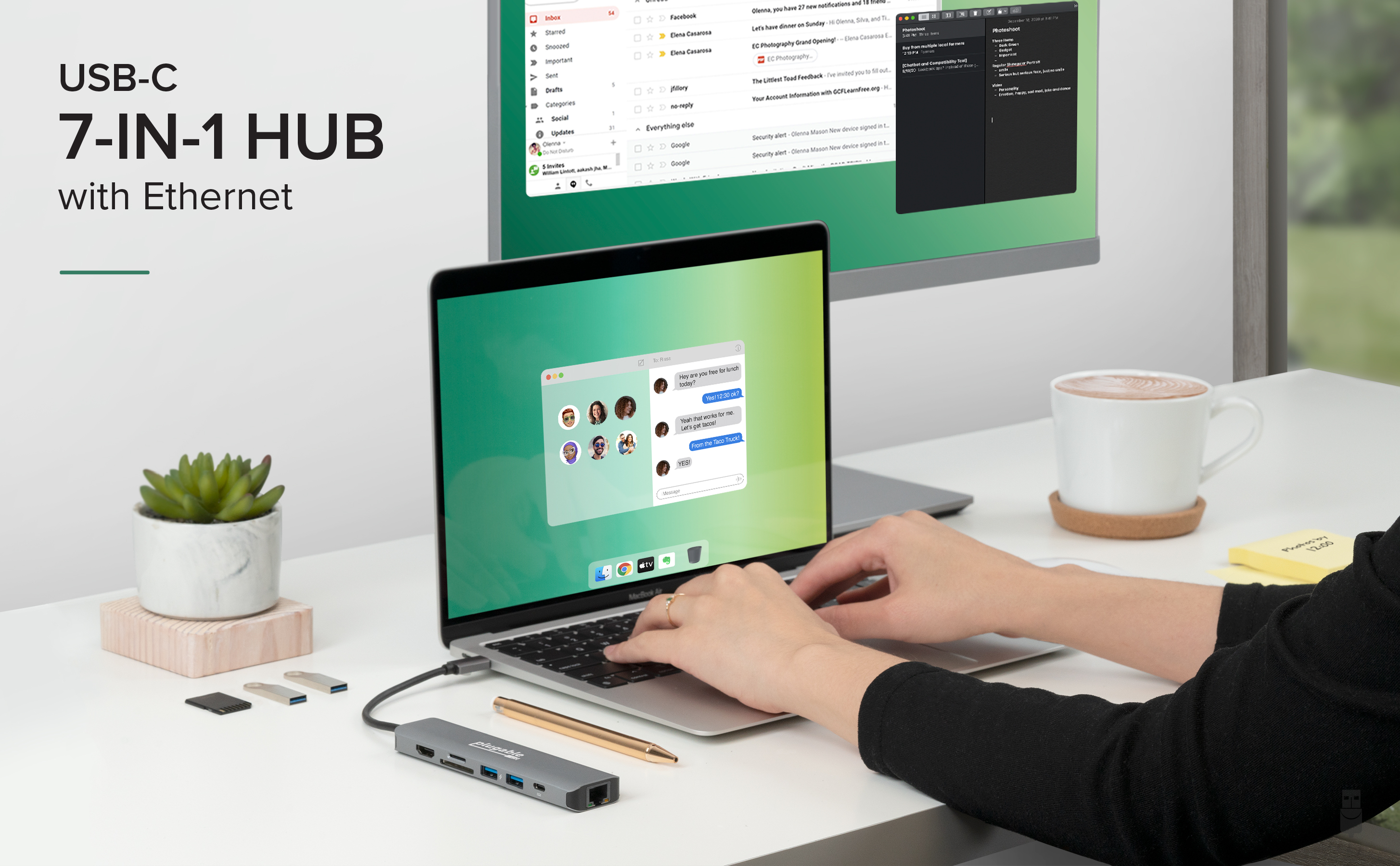 USB-C 7-in-1 Hub with Ethernet
