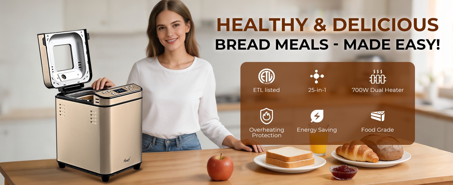 Rosewill RHBM-25001PU Bread Maker
