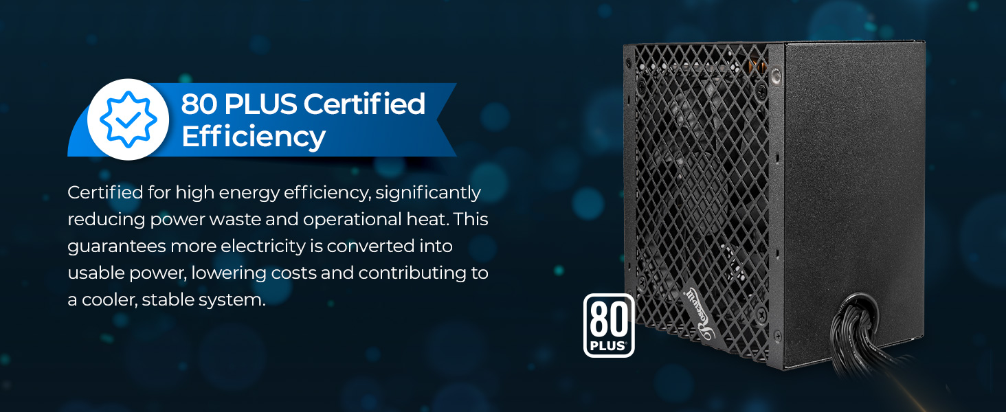 80 PLUS Certified Efficiency