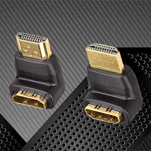 90 and 270 Degree Right HDMI Adapters