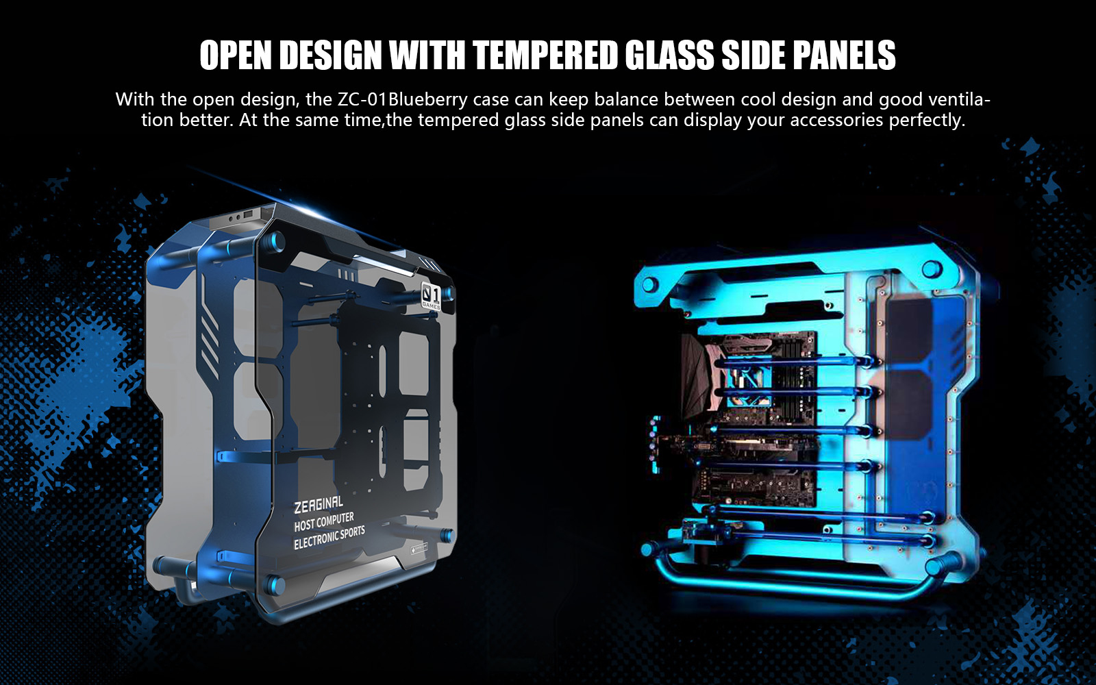 Zeaginal ZC-01 Blueberry Vanity Computer Case