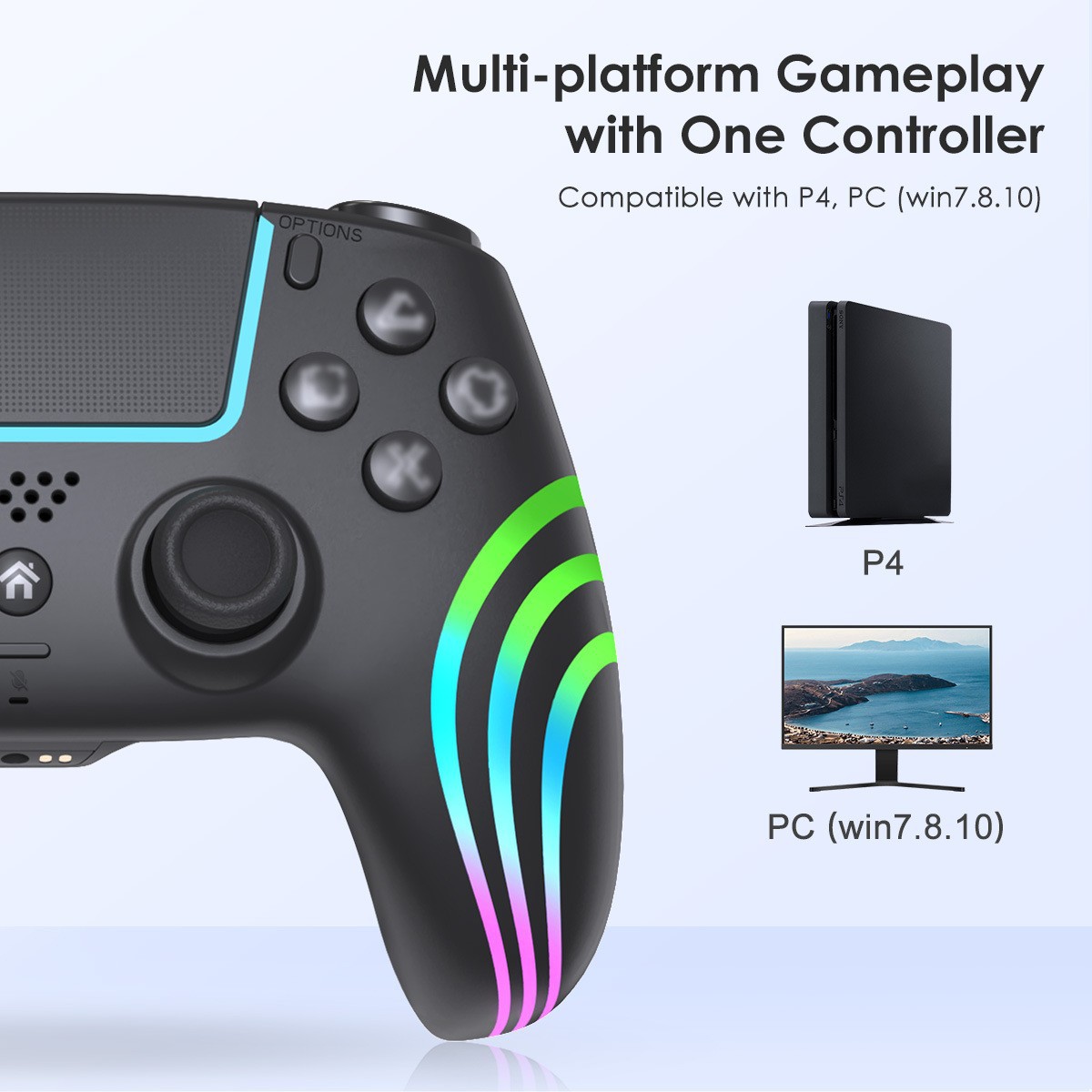 Multi-platform compatibility with one controller