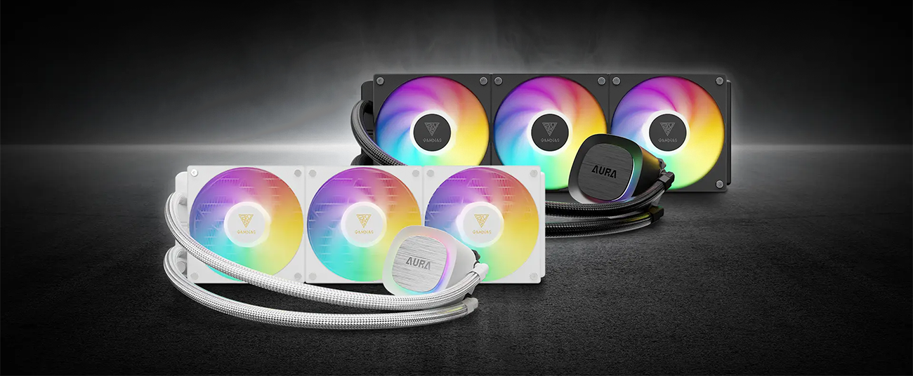 GAMDIAS Aura GLV2 360mm AIO Liquid CPU Cooler