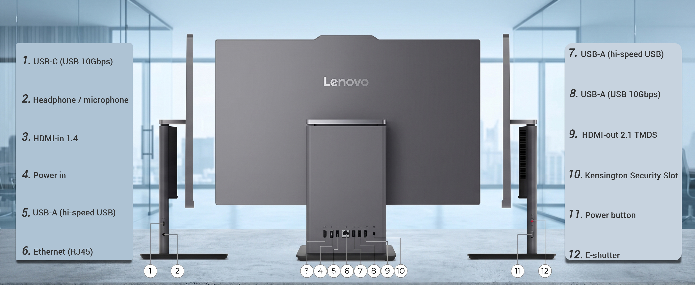 Lenovo ThinkCentre 27" All-in-One, Intel Core i7-13620H