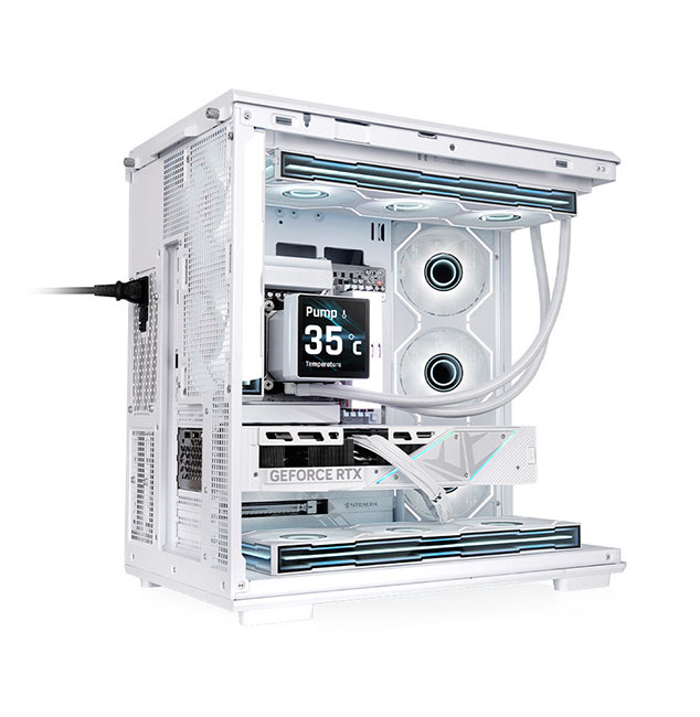 Thermaltake View 590 TG ARGB Mid Tower Case - Snow