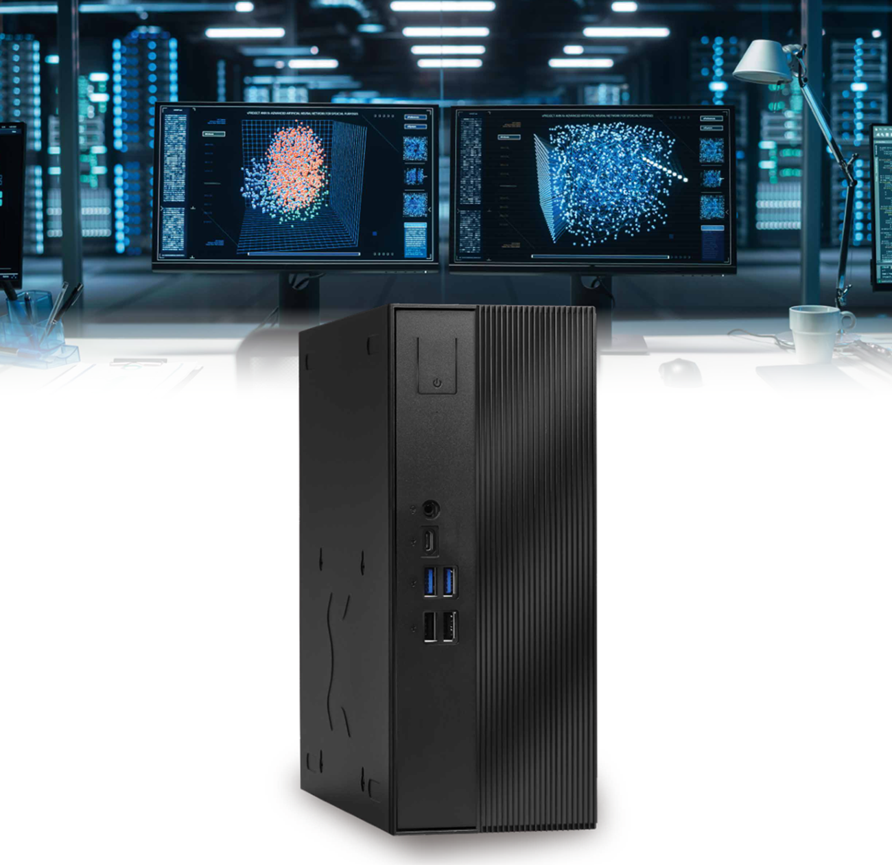 ASRock DeskSlim B760W Intel B760 Black Barebone System