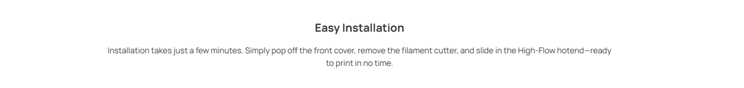 Easy Installation