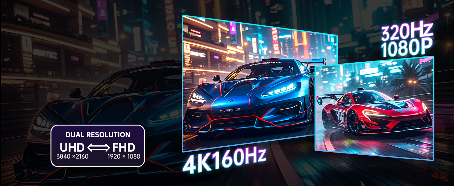 KTC 27 Inch 4K Dual Mode Gaming Monitor