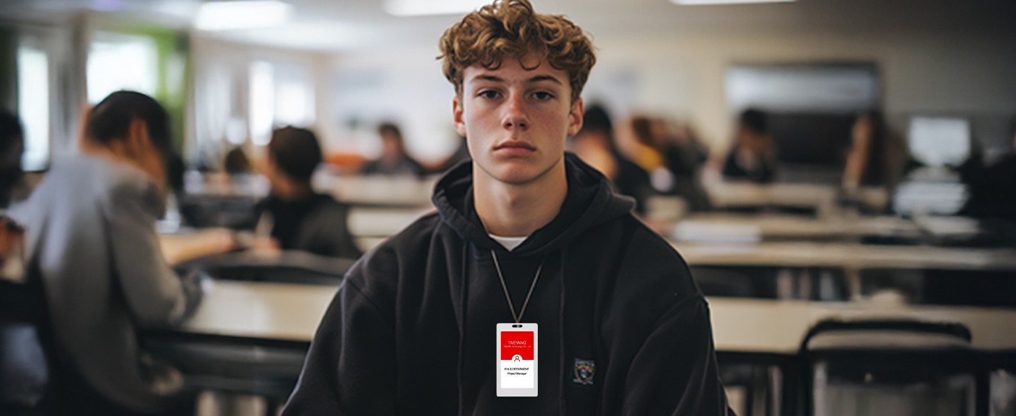 TiBurn E-Ink Smart Badge Holder