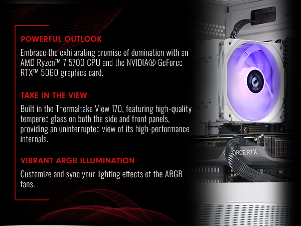 Thermaltake LCGS NE 5760S-V170S Gaming Desktop