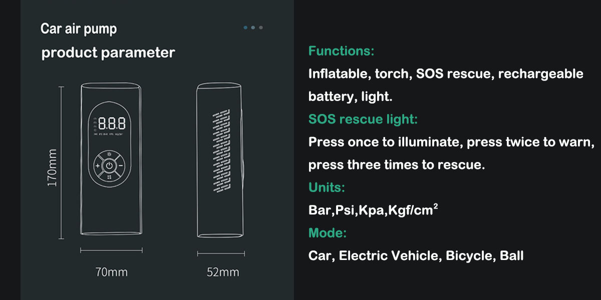 product parameters