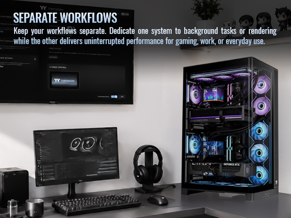Thermaltake CAPO X Dual System Chassis