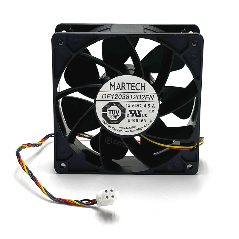 Original MARTECH 12V 4.5A 7000RPM fan for Antminer S19kpro S21 S19jxp KS5pro