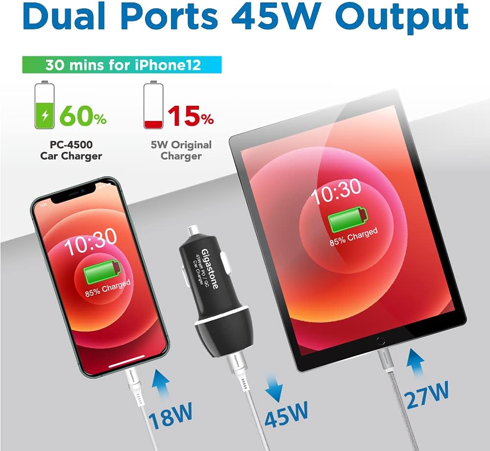 Dual Ports 45W output