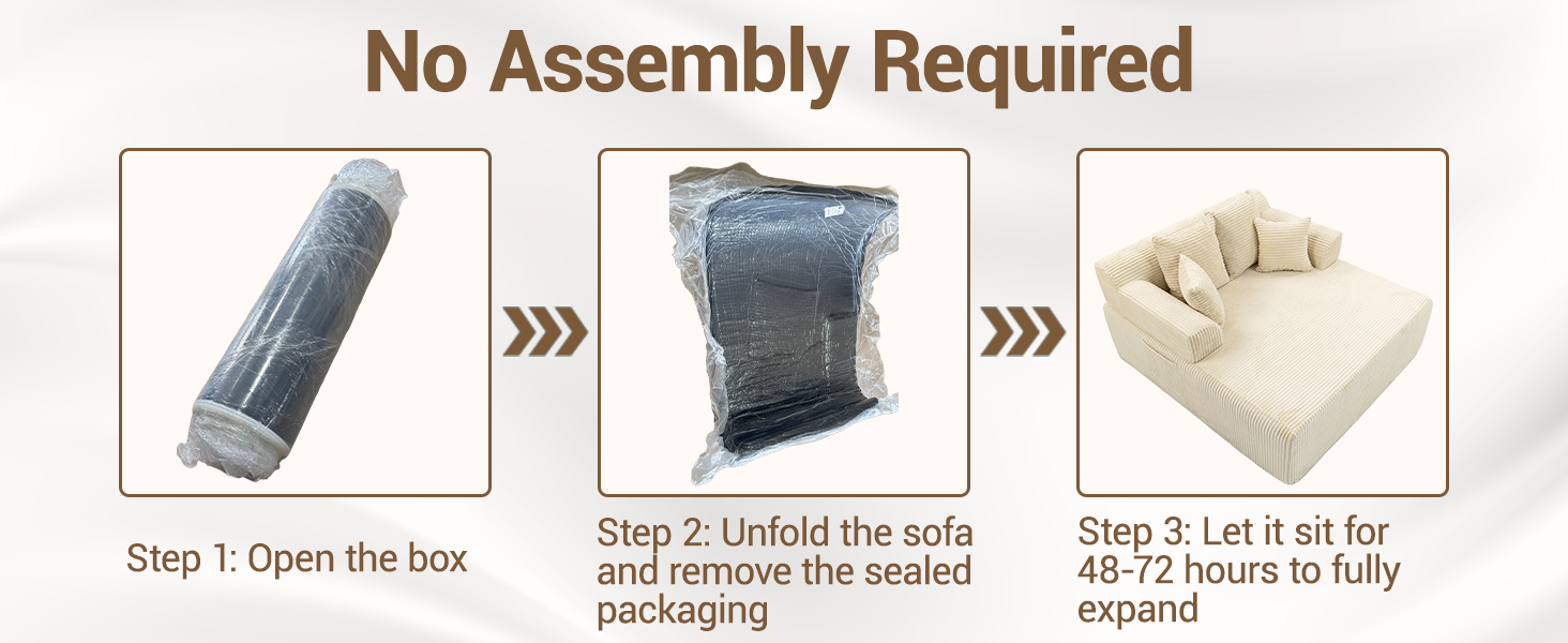 no assembly required