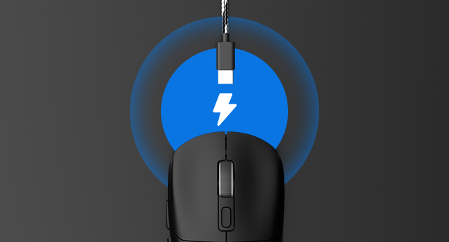 Wireless Gaming Mouse, 2.4G/Bluetooth 5.4/USB-C 3-Mode Wired/Cordless Game Mice with 8 Adjustable DP