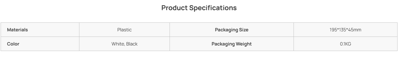 Product Specifications