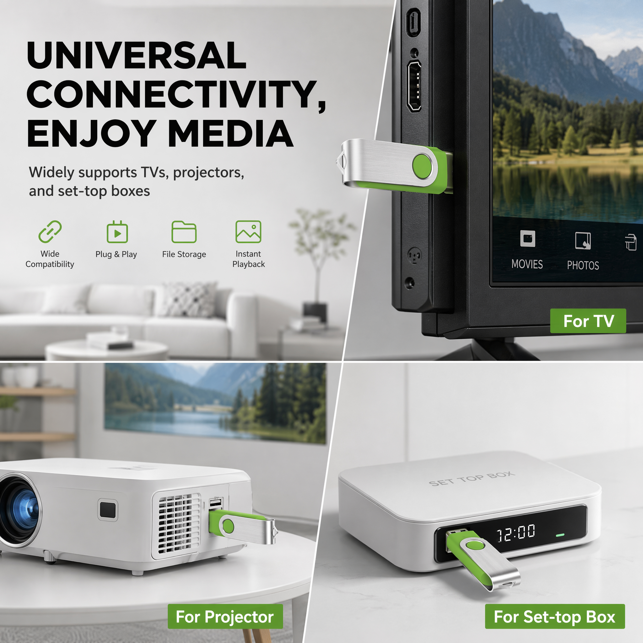 Universal connectivity