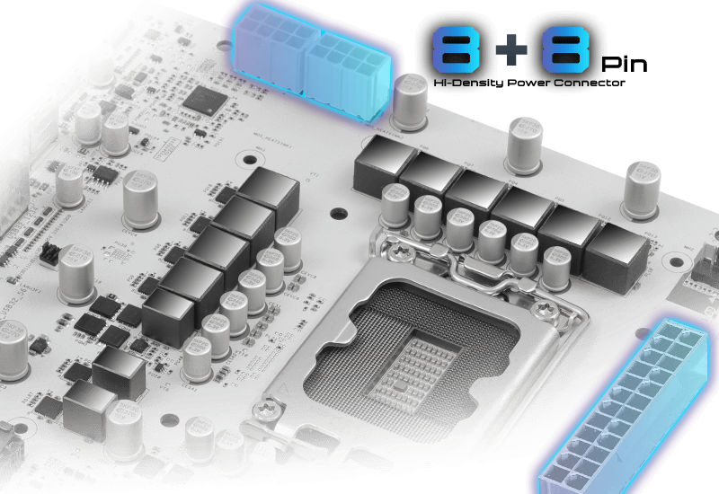 ASRock B860 CHALLENGER WIFI WHITE Motherboard