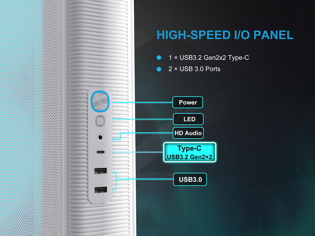 SAMA S50 ATX Mid Tower Case - White