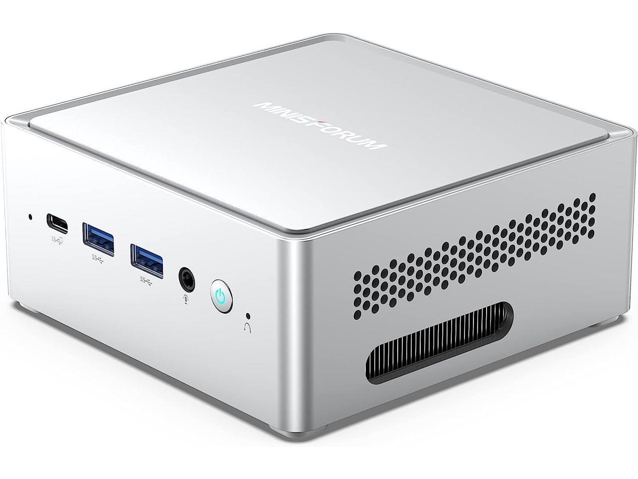 Mini PC Fanless Design Intel Core i5 i7 Dual Lan 4K Output Gaming