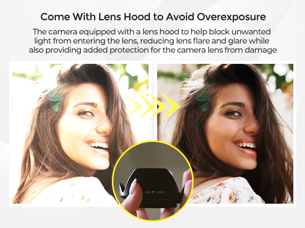 digital camera with lens hood 3