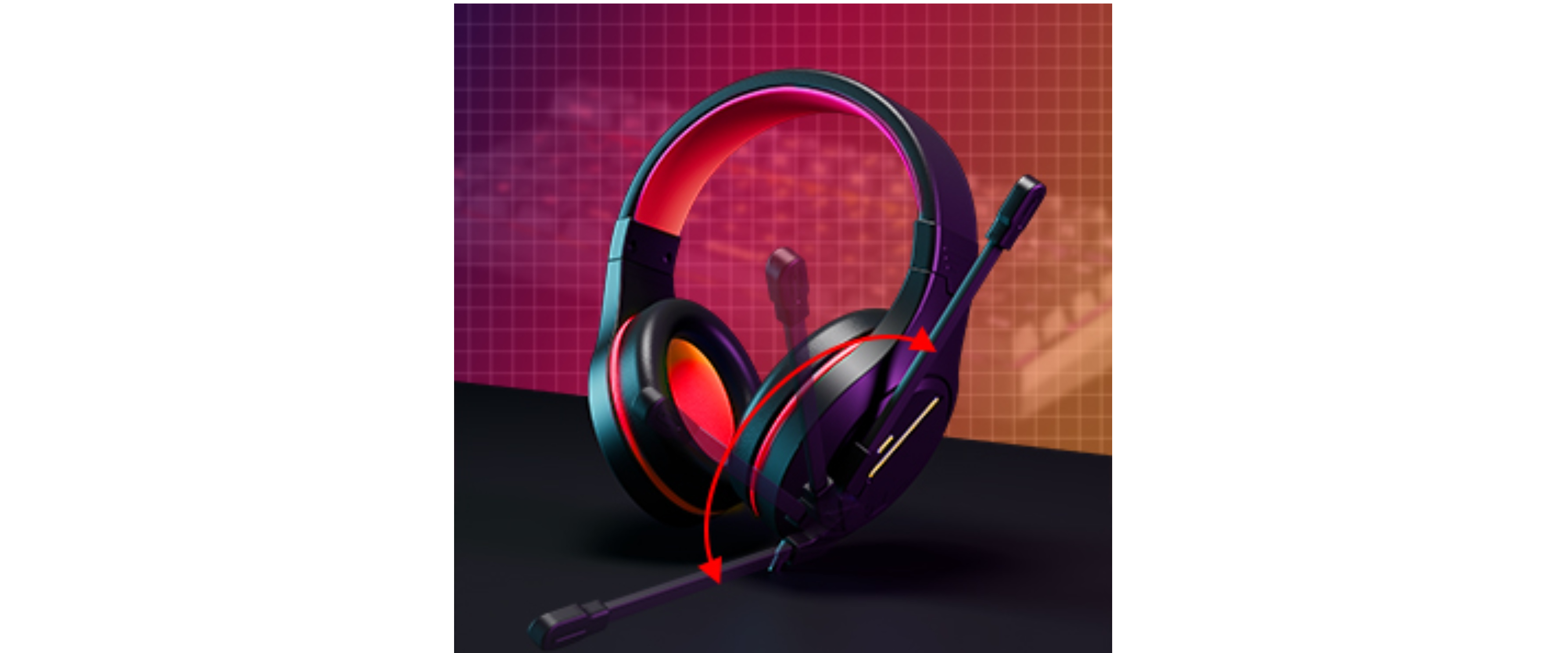 Anivia MH601X, rotatable mic