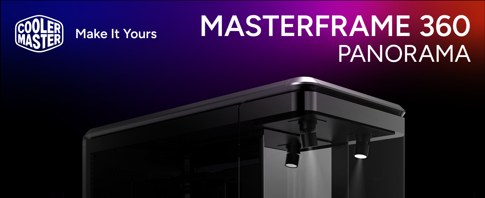 Cooler Master MasterFrame 360 Panorama ATX Mid-Tower PC Case