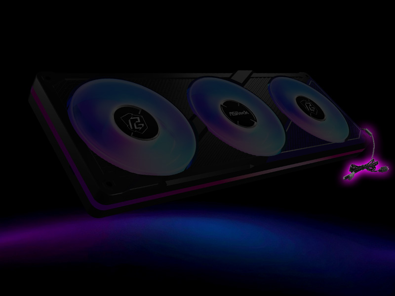 ASRock PHANTOM GAMING 360 LCD AIO Liquid Cooler