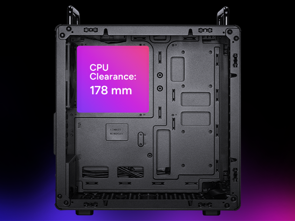 Cooler Master QUBE 340 Micro-ATX Compact -Tower PC Case  - Black
